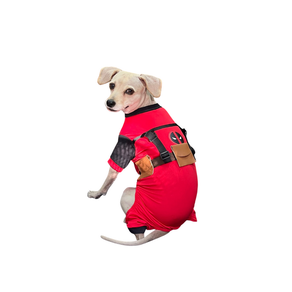 Disfraz Deadpool para mascotas
