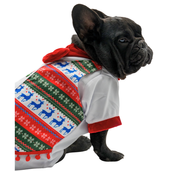 Camisa estampada navidad para mascotas