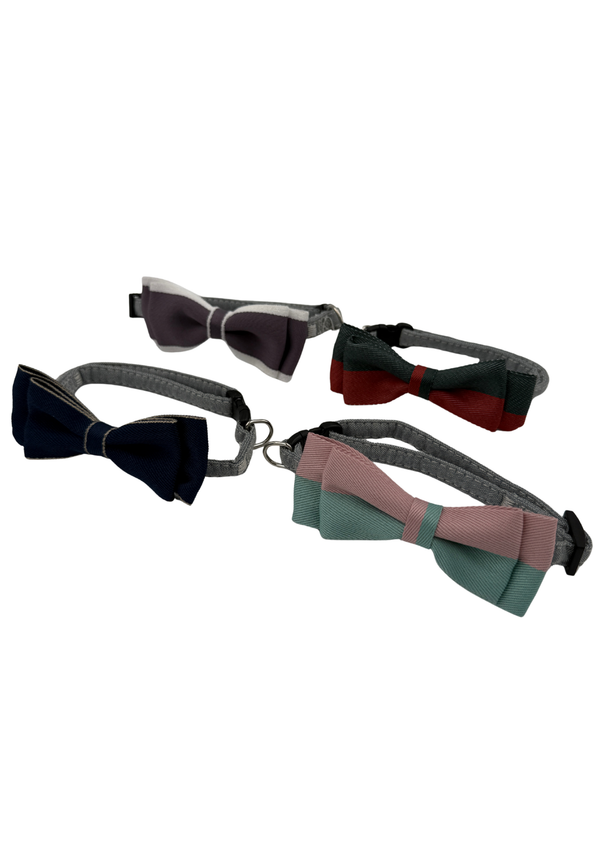 Collar corbatín en algodón para mascotas