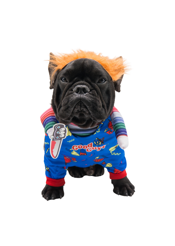 Disfraz chucky para mascotas