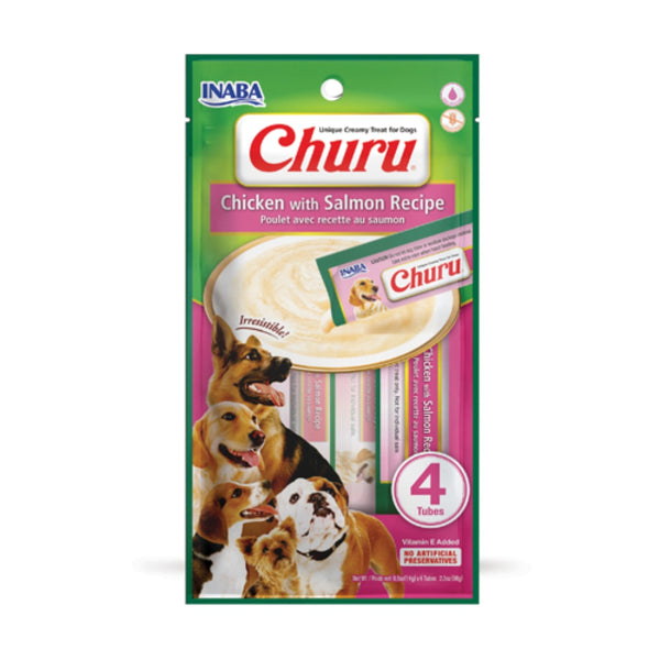 Churu Snack Pollo Salmon x 4 Unds 14 Gr PARA PERROS