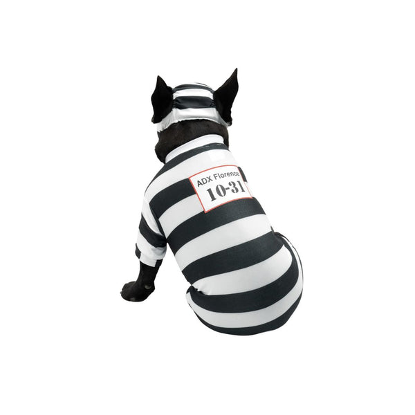 Disfraz de Preso premium para mascotas