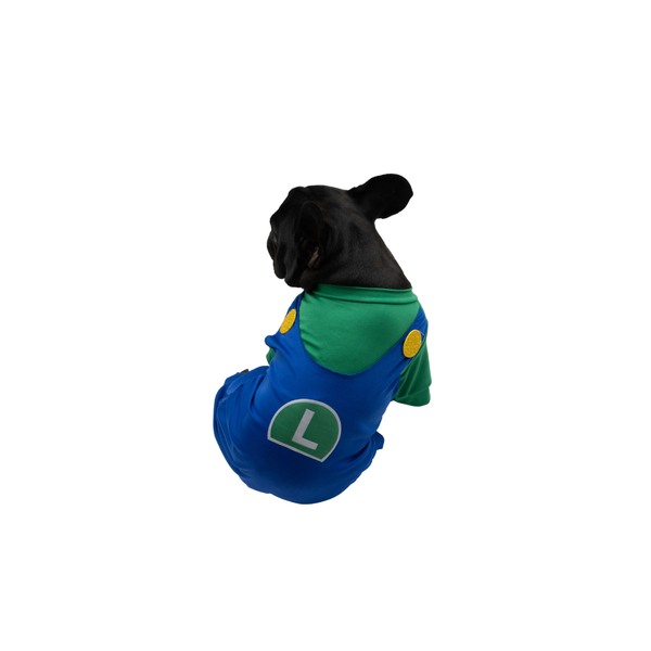 Disfraz Luigi para mascotas