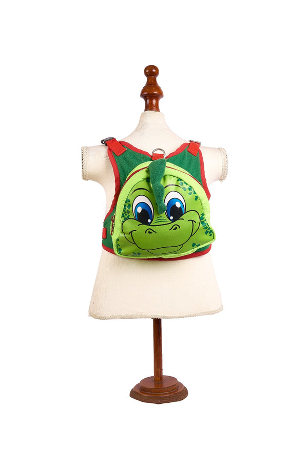 Bolso pechera dino para mascotas